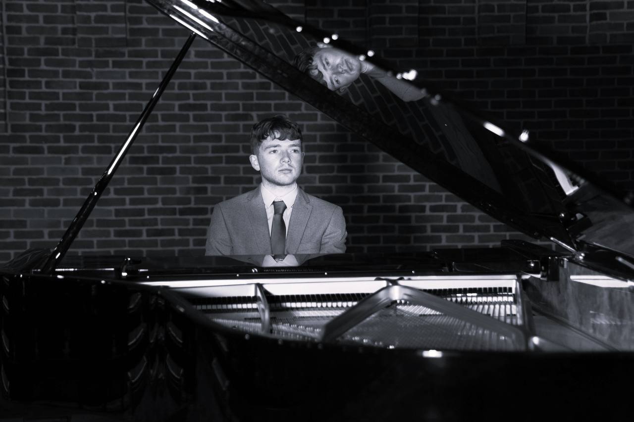 Joe Young at the piano